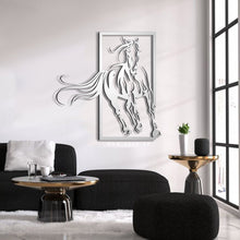 Load image into Gallery viewer, Horse Wall Art لوحة الخيل - Premium ( Metal ) ( HZN21 )