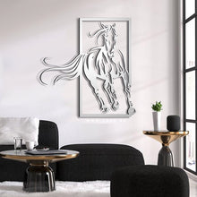 Load image into Gallery viewer, Horse Wall Art لوحة الخيل - Premium ( Metal ) ( HZN21 )