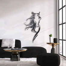 Load image into Gallery viewer, Horse Wall Art لوحة الخيل - Premium ( Metal ) ( HZN07 )