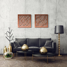 Load image into Gallery viewer, Allah + Mohammed Wall Art الله ومحمد - Metal ( 2pc Set ) ( HMKZN01 )