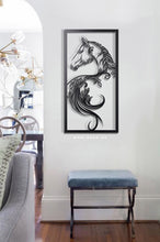 Load image into Gallery viewer, Horse Wall Art لوحة الخيل - Premium ( Metal ) ( HZN015 )