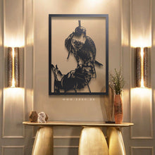 Load image into Gallery viewer, Arabic Falcon Wall Art الصقر العربي - Basic / Premium