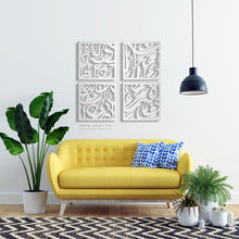 Load image into Gallery viewer, Arabic Calligraphy Wall Art- Premium ( 4pc Set )