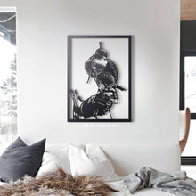 Load image into Gallery viewer, Arabic Falcon Wall Art الصقر العربي - Basic / Premium