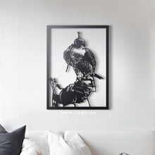 Load image into Gallery viewer, Arabic Falcon Wall Art الصقر العربي - Basic / Premium