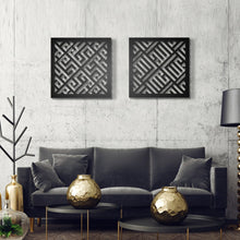 Load image into Gallery viewer, Allah + Mohammed Wall Art الله ومحمد - Metal ( 2pc Set ) ( HMKZN01 )