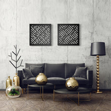 Load image into Gallery viewer, Allah + Mohammed Wall Art الله ومحمد - Metal ( 2pc Set ) ( HMKZN01 )