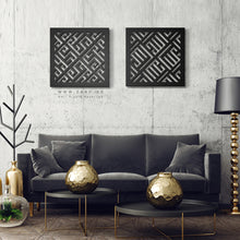 Load image into Gallery viewer, Allah + Mohammed Wall Art الله ومحمد - Metal ( 2pc Set ) ( HMKZN01 )