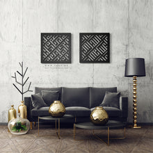 Load image into Gallery viewer, Allah + Mohammed Wall Art الله ومحمد - Metal ( 2pc Set ) ( HMKZN01 )