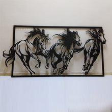 Load image into Gallery viewer, Horses Wall Art لوحة الخيول - Basic ( Wood &amp; Acrylic ) ( HZN04 )

