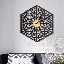 Load image into Gallery viewer, Hexa Wall Clock ساعة حائط