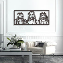 Load image into Gallery viewer, Sheikh Zayed, Sheikh Khalifa & Sheikh Mohammed الشيخ زايد & الشيخ خليفة & الشيخ محمد - Basic ( Wood & Acrylic )
