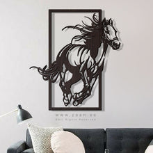 Load image into Gallery viewer, Horse Wall Art لوحة الخيل - Basic ( Wood & Acrylic ) ( HZN20 )