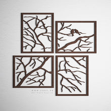 Load image into Gallery viewer, Tree Wall Art - Basic / Premium ( 4pc Set )