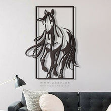 Load image into Gallery viewer, Horse Wall Art لوحة الخيل - Basic ( Wood & Acrylic ) ( HZN28 )