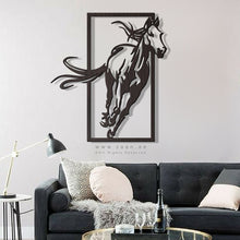 Load image into Gallery viewer, Horse Wall Art لوحة الخيل - Basic ( Wood & Acrylic ) ( HZN24 )