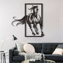 Load image into Gallery viewer, Horse Wall Art لوحة الخيل - Basic ( Wood & Acrylic ) ( HZN22 )