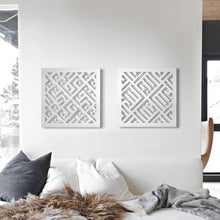 Load image into Gallery viewer, Allah + Mohammed Wall Art الله ومحمد - Metal ( 2pc Set ) ( HMKZN01 )