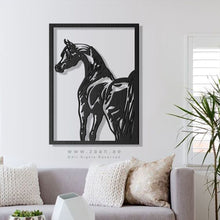 Load image into Gallery viewer, Horse Wall Art لوحة الخيل - Basic ( Wood & Acrylic ) ( HZN05 )