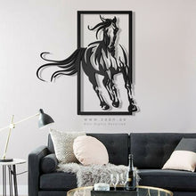 Load image into Gallery viewer, Horse Wall Art لوحة الخيل - Basic ( Wood & Acrylic ) ( HZN22 )