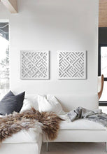 Load image into Gallery viewer, Allah + Mohammed Wall Art الله ومحمد - Metal ( 2pc Set ) ( HMKZN01 )