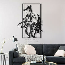 Load image into Gallery viewer, Horse Wall Art لوحة الخيل - Basic ( Wood & Acrylic ) ( HZN28 )