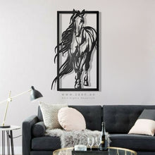 Load image into Gallery viewer, Horse Wall Art لوحة الخيل - Basic ( Wood & Acrylic ) ( HZN012 )