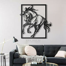 Load image into Gallery viewer, Horse Wall Art لوحة الخيل - Basic ( Wood & Acrylic ) ( HZN014 )