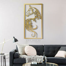 Load image into Gallery viewer, Horse Wall Art لوحة الخيل - Basic ( Wood & Acrylic ) ( HZN016 )