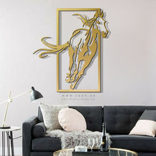 Load image into Gallery viewer, Horse Wall Art لوحة الخيل - Basic ( Wood & Acrylic ) ( HZN24 )