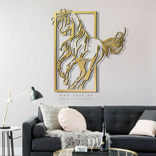 Load image into Gallery viewer, Horse Wall Art لوحة الخيل - Basic ( Wood & Acrylic ) ( HZN26 )
