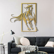 Load image into Gallery viewer, Horse Wall Art لوحة الخيل - Basic ( Wood & Acrylic ) ( HZN22 )