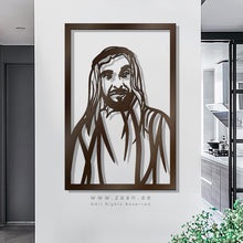 Load image into Gallery viewer, Sheikh Zayed bin Sultan Al Nahyan الشيخ زايد بن سلطان آل نهيان - Basic ( Wood & Acrylic )