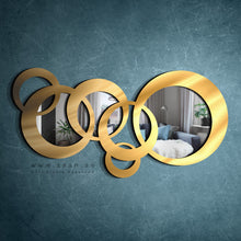 Load image into Gallery viewer, Circles Wall Mirror مرآة حائط ( MRZN30 )