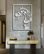 Load image into Gallery viewer, Horse Wall Art لوحة الخيل - Premium ( Metal ) ( HZN17 )