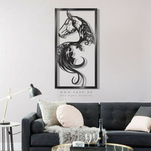 Load image into Gallery viewer, Horse Wall Art لوحة الخيل - Basic ( Wood & Acrylic ) ( HZN016 )
