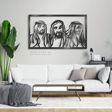 Load image into Gallery viewer, Sheikh Zayed, Sheikh Khalifa & Sheikh Mohammed الشيخ زايد & الشيخ خليفة & الشيخ محمد - Basic ( Wood & Acrylic )