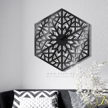 Load image into Gallery viewer, Hexa Wall Clock ساعة حائط