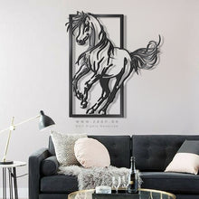 Load image into Gallery viewer, Horse Wall Art لوحة الخيل - Basic ( Wood & Acrylic ) ( HZN26 )