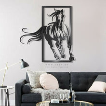 Load image into Gallery viewer, Horse Wall Art لوحة الخيل - Basic ( Wood & Acrylic ) ( HZN22 )