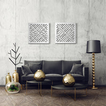 Load image into Gallery viewer, Allah + Mohammed Wall Art الله ومحمد - Metal ( 2pc Set ) ( HMKZN01 )