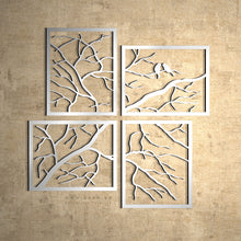 Load image into Gallery viewer, Tree Wall Art - Basic / Premium ( 4pc Set )