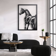 Load image into Gallery viewer, Horse Wall Art لوحة الخيل - Premium ( Metal ) ( HZN08 )
