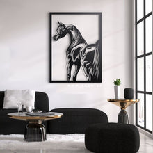 Load image into Gallery viewer, Horse Wall Art لوحة الخيل - Premium ( Metal ) ( HZN08 )