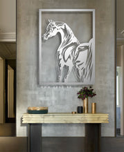 Load image into Gallery viewer, Horse Wall Art لوحة الخيل - Premium ( Metal ) ( HZN08 )