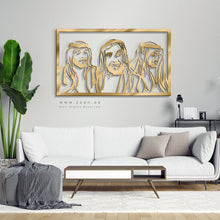 Load image into Gallery viewer, Sheikh Zayed, Sheikh Khalifa & Sheikh Mohammed الشيخ زايد & الشيخ خليفة & الشيخ محمد - Basic ( Wood & Acrylic )