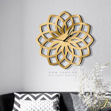 Load image into Gallery viewer, Flower Wall Clock ساعة حائط