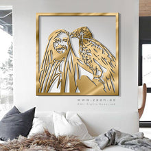 Load image into Gallery viewer, Sheikh Zayed bin Sultan Al Nahyan الشيخ زايد بن سلطان آل نهيان - Basic ( Wood & Acrylic )