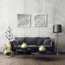 Load image into Gallery viewer, Allah + Mohammed Wall Art الله ومحمد - Metal ( 2pc Set ) ( HMKZN01 )