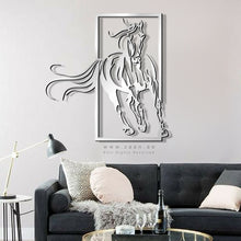 Load image into Gallery viewer, Horse Wall Art لوحة الخيل - Basic ( Wood & Acrylic ) ( HZN22 )
